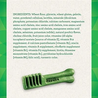 Gâteries dentaires naturelles pour chiens adultes GREENIES Original format TEENIE 11-96 Gâteries