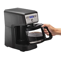 Hamilton Beach 12 Cup Compact Programmable Coffee Maker 46200C, 12 Cup