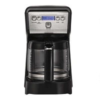 Hamilton Beach 12 Cup Compact Programmable Coffee Maker 46200C, 12 Cup