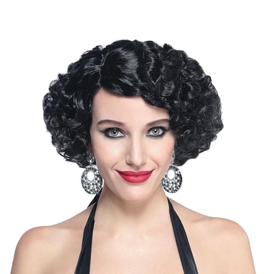 WAY TO CELEBRATE FLAPPER WIG BLACK