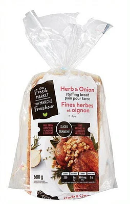 Pain pour farce Mon marché fraîcheur aux fines herbes et oignon