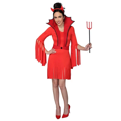 PARTYHOLIC RED HOT DEVIL COSTUME MEDIUM