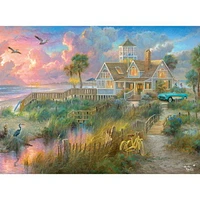 Cra-Z-Art Abraham Hunter 1000 Piece Puzzle Beach House, Jigsaw Puzzle, Ages 10 and up