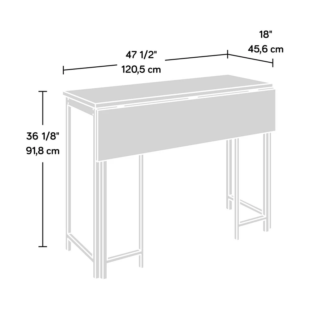 Sauder® North Avenue Drop Leaf Table, Charter Oak, 424943