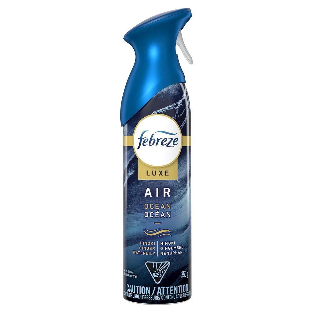 Febreze Air Mist, Odor-Fighting Air Freshner, Ocean Aerosol, 250G