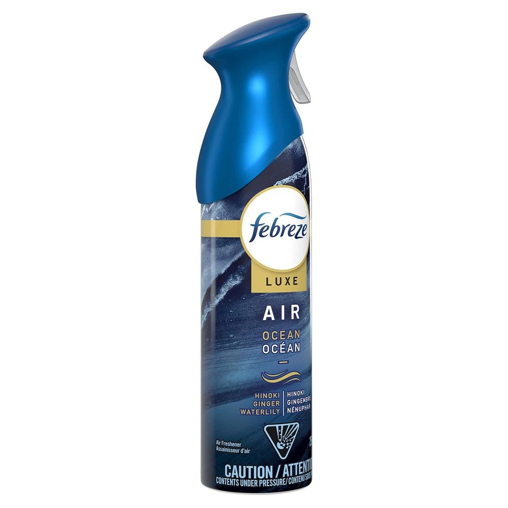 Febreze Air Mist, Odor-Fighting Air Freshner, Ocean Aerosol, 250G