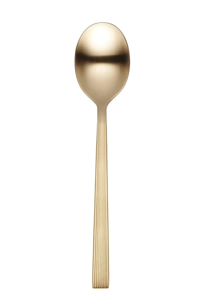 BHG RIVER GOLD SATIN TEASPOON, Classic design and modern style