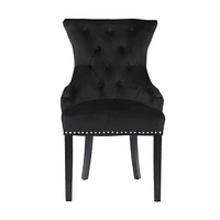 ISABELLA DINING CHAIR in Black SET OF 4