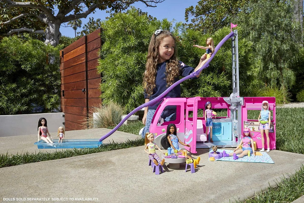 Barbie Dream Camper Vehicle Playset, Ages 3+