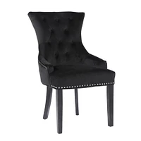 ISABELLA DINING CHAIR in Black SET OF 4