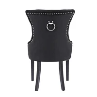 ISABELLA DINING CHAIR in Black SET OF 4