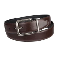 Ceinture en cuir pivotante réversible à bord plume de 35mm Genuine Dickies pour hommes Tailles 34 à 44