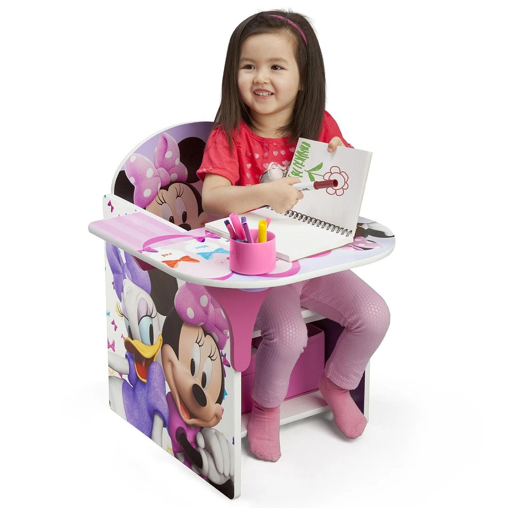 Disney Minnie Mouse Chair Desk with Storage Bin by Delta Children