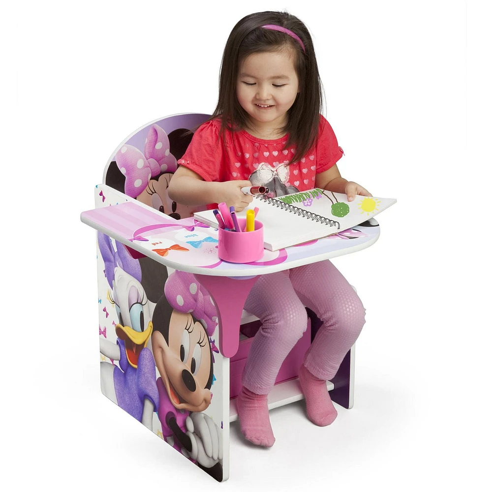 Disney Minnie Mouse Chair Desk with Storage Bin by Delta Children