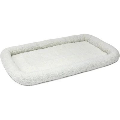 MidWest Quiet Time Natural Fleece 48" Dog Bed