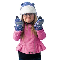 FlapJackKids - Baby, Toddler, Kids, Girls Water Repellent Trapper Hat Sherpa Lining