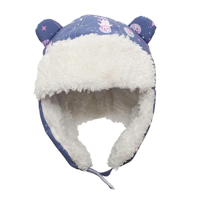FlapJackKids - Baby, Toddler, Kids, Girls Water Repellent Trapper Hat Sherpa Lining