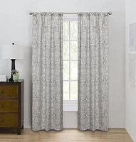 Eclipse Draft Stopper 63" Room Darkening Rod Pocket Window Curtain Panel, 1 Panel: 42"x