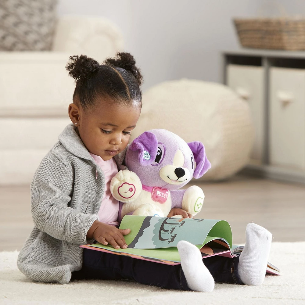 LeapFrog My Pal Violet, infant plush toy with personalization, music and lullabies, learning content for baby to toddler