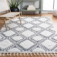 SAFAVIEH Moroccan Cory Diamond Tassel Shag Area Rug