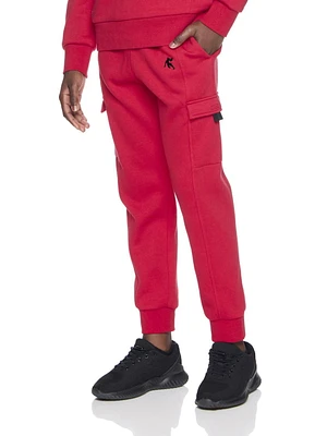 Pantalon de jogging double équipe AND1 pour garçons avec poches cargo