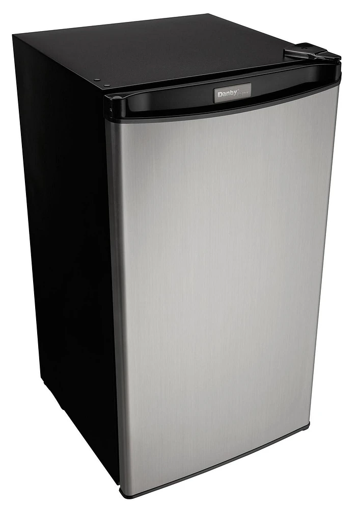 Danby Designer DCR032A2BSLDD 3.2 cu. ft. Compact Fridge in Stainless Steel