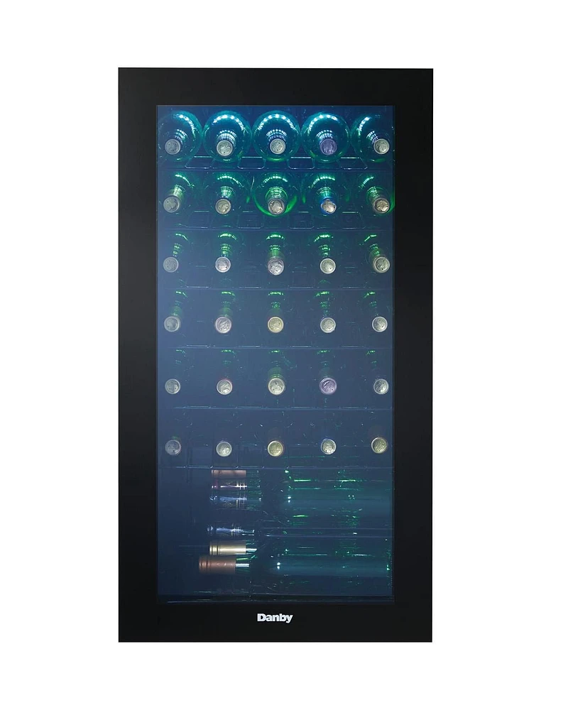 Danby DWC036A2BDB-6 36 Bottle Free-Standing Wine Cooler in Black