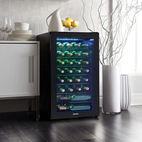 Danby DWC036A2BDB-6 36 Bottle Free-Standing Wine Cooler in Black