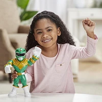 Playskool Heroes Mega Mighties Power Rangers Green Ranger 10-inch Figure, Mighty Morphin Power Rangers Collectible Toys, Kids Ages 3 and Up