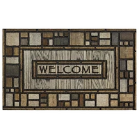 Mohawk Home Drifted Nature Polyester Door Mat 1' 6" X 2' 6"