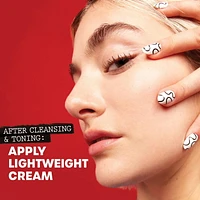 Let's Be Clear Water Face Cream, crème hydratante à base d'acide azélaïque et d'acide hyaluronique, pour les peaux mixtes à grasses, 75 ML Hydrate, matifie et nettoie instantanément