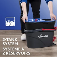 Vileda EasyWring RinseClean Spin Mop System, Two-tank bucket system