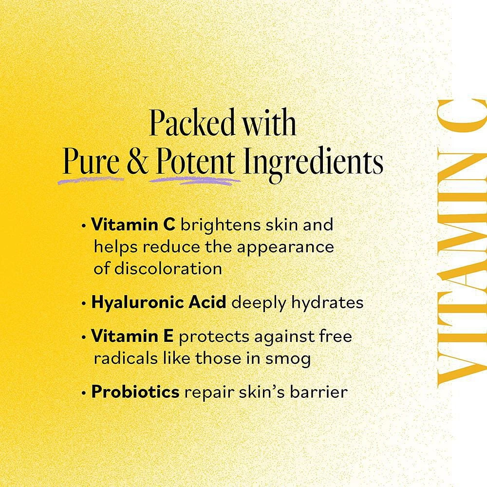 Vitamin C Serum with Hyaluronic Acid, Hydrating and radiant, 60mL