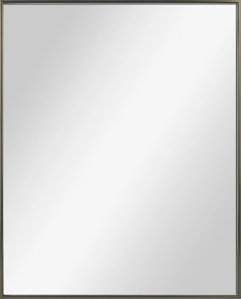 Home Trends Moderna Mirror, 16x20" Brushed Champagne