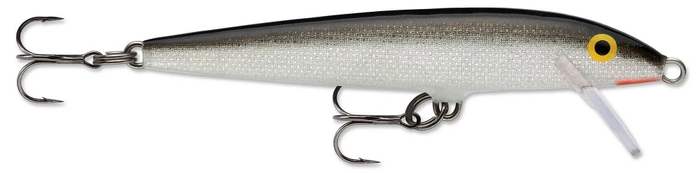 Rapala Original Floating 3-1/2", Silver, Natural minnow profile