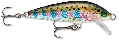 Rapala Original Floating 2", Rainbow Trout, Natural minnow profile