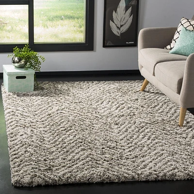 SAFAVIEH Hudson Adam Chevron Shag Area Rug