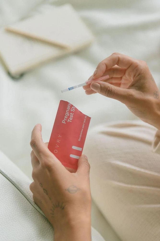Bandelettes de test de grossesse Ovry® à résultat précoce, 10 tests 10 x Tests de résultats précoces