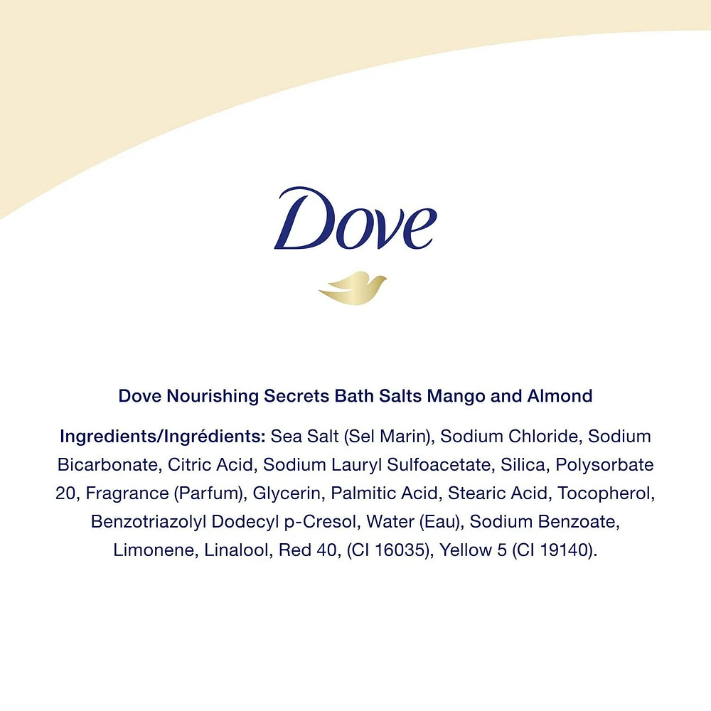 Dove Mango & Almond Foaming Bath Salt