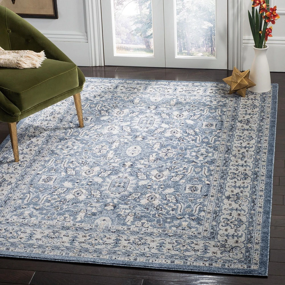 SAFAVIEH Charleston Cheshunt Floral Bordered Area Rug