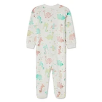 George Baby Girls' Printed Sleeper, Sizes 0-24 months