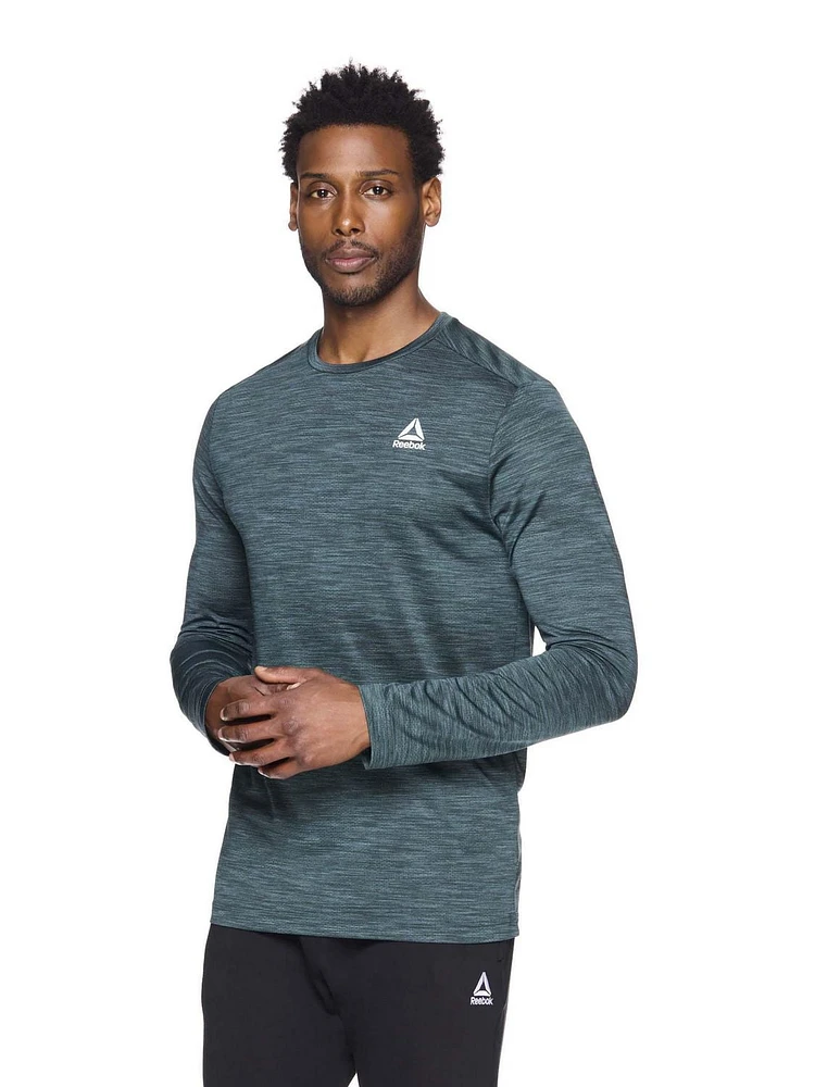 Reebok Men's Stride Performance Long Sleeve Shirt