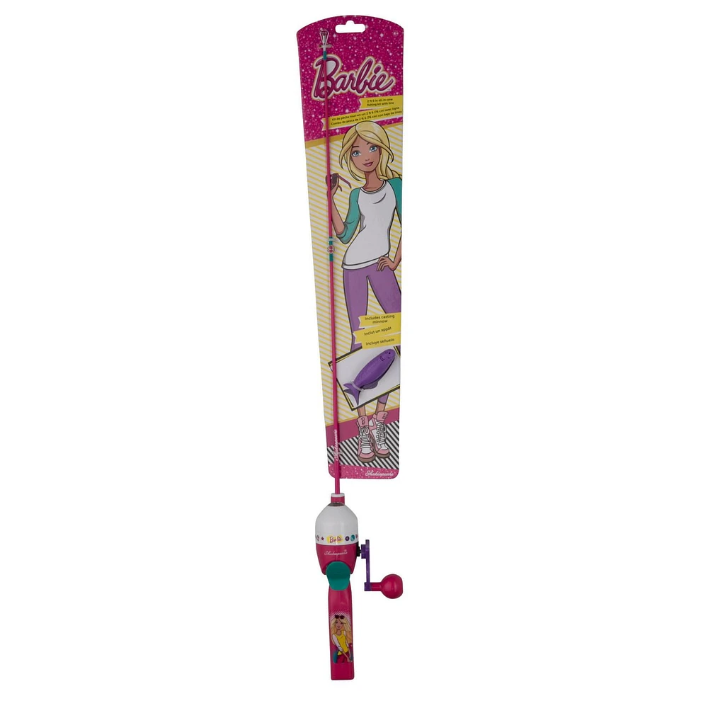 Shakespeare Barbie Kids Fishing Combo