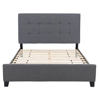 CorLiving Ellery Fabric Tufted Bed