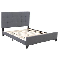 CorLiving Ellery Fabric Tufted Bed