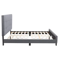 CorLiving Ellery Fabric Tufted Bed