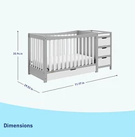 Graco Remi 4-in-1 Convertible Crib and Changer