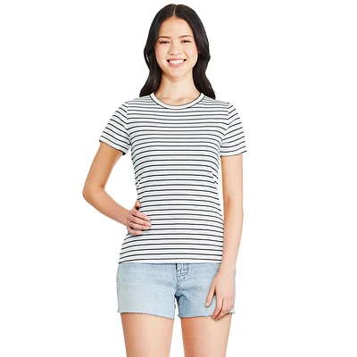 George Women's Short Sleeve Rib Tee