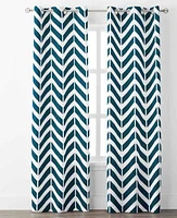 Mainstays Chevron Geo Window Curtains 2 Pack