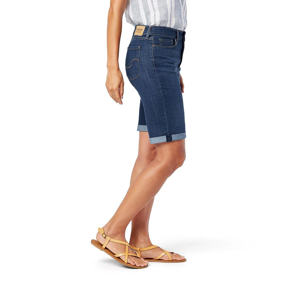 Signature by Levi Strauss & Co.® Women’s Mid-Rise Bermuda Shorts